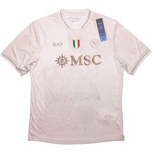 EA7 SSC Napoli 2025-26 Soccer Football Jersey Italy Emporio Armani Away 3XL ~New